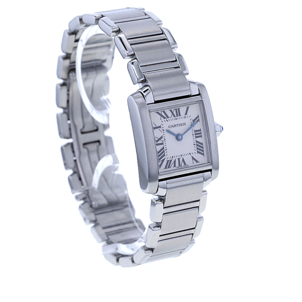 Cartier Tank Francaise 2384 Lady Edelstahl Quarz – Bild 4