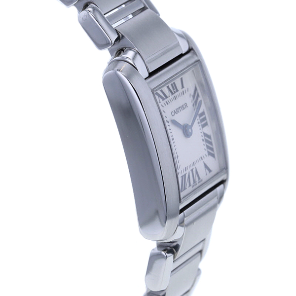 Cartier Tank Francaise 2384 Lady Edelstahl Quarz – Bild 5