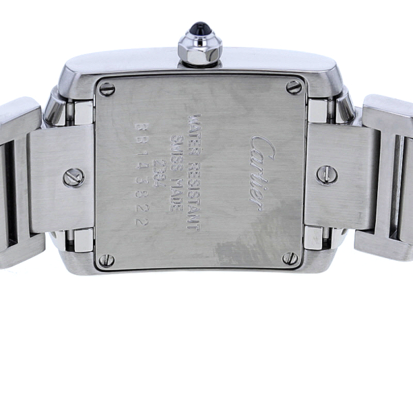 Cartier Tank Francaise 2384 Lady Edelstahl Quarz – Bild 7
