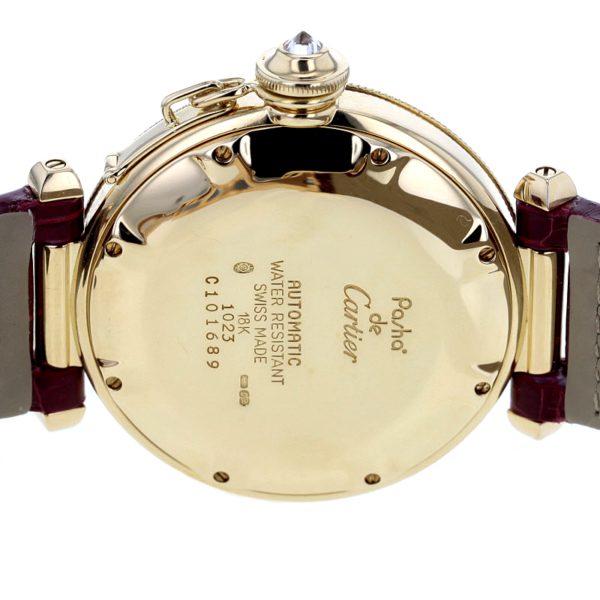 Cartier Pasha 1023 - 38mm Gelbgold 750/- Diamanten – Bild 7