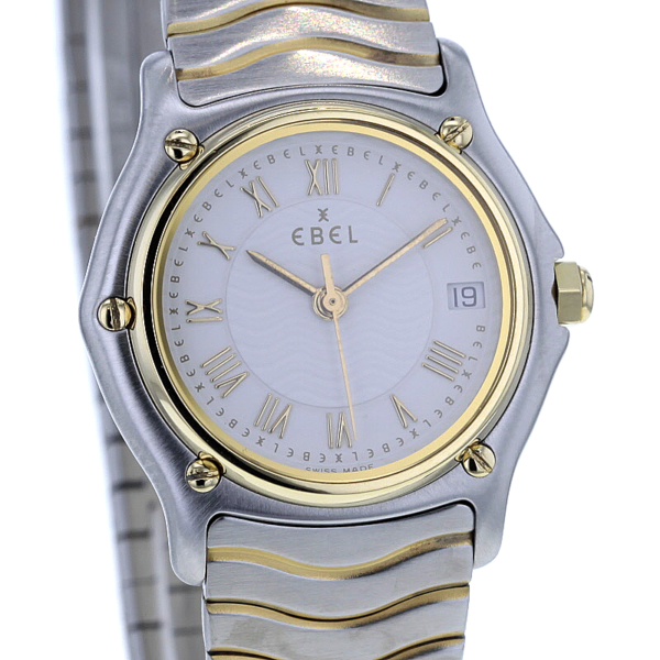 Ebel Classic Wave Lady 1087121 Edelstahl/Gold Wave-Zifferblatt