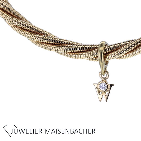Wellendorff Collier "Comtesse" Brillant-W Gold – Bild 4