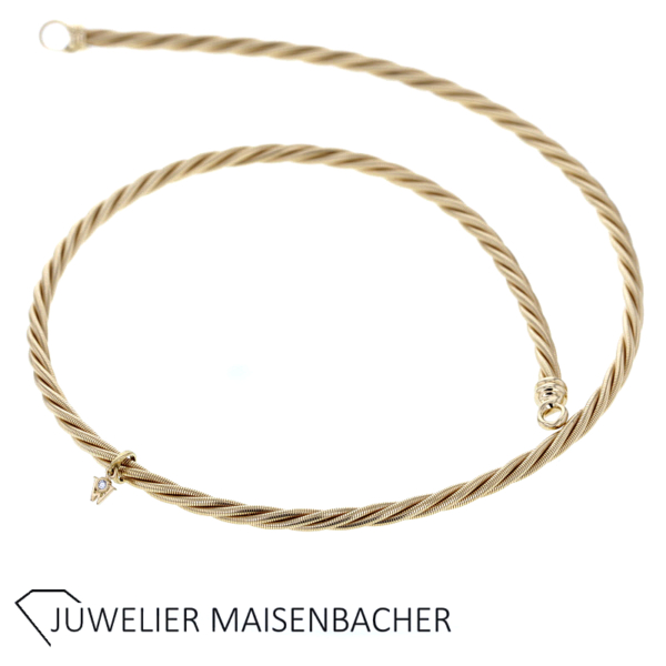 Wellendorff Collier "Comtesse" Brillant-W Gold – Bild 2