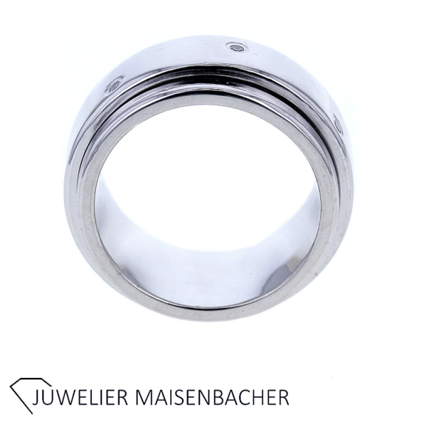 Wunderschöner Piaget Possession Dreh-Ring mit Brillanten Gold Breite 10,8 mm – Bild 3