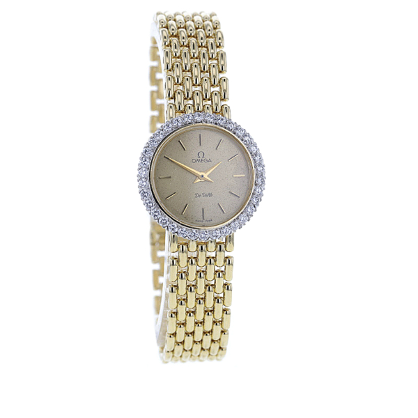Omega De Ville - Gelbgold 750/- 34 Diamanten – Bild 2