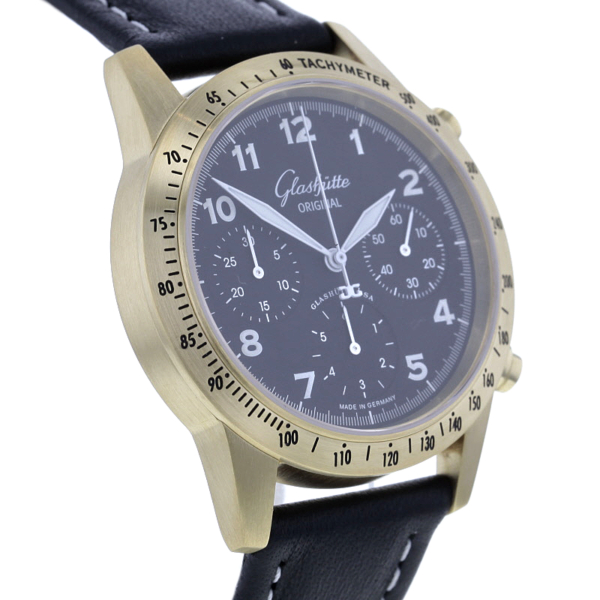 Glashütte Original Navigator Chronograph Gelbgold 750/- – Bild 3