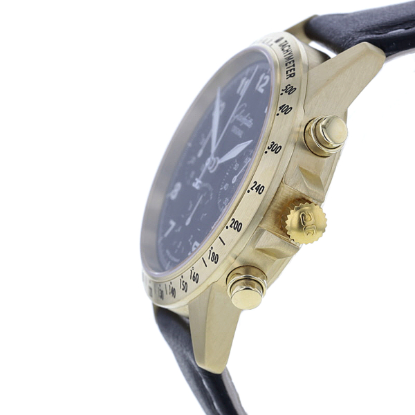 Glashütte Original Navigator Chronograph Gelbgold 750/- – Bild 6