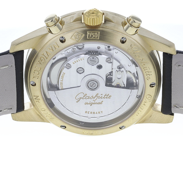 Glashütte Original Navigator Chronograph Gelbgold 750/- – Bild 7