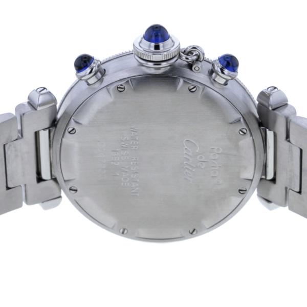 Cartier Pasha 13521 Edelstahl 35mm Box/Papiere – Bild 7