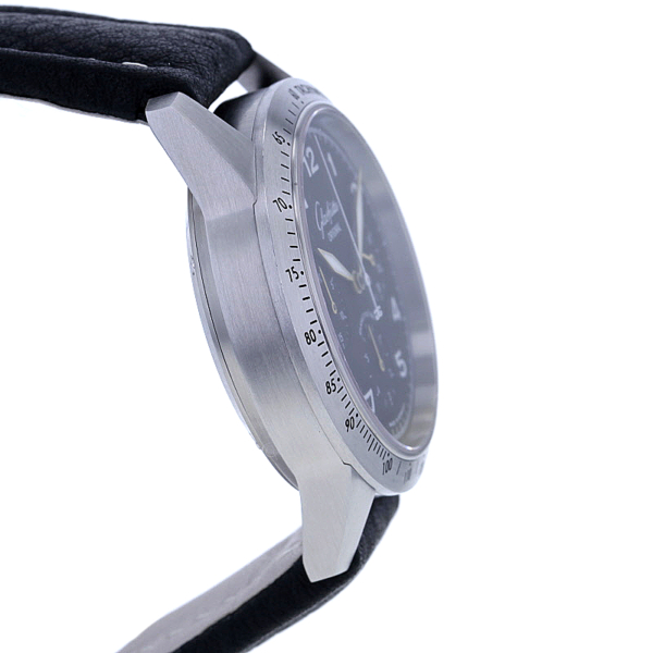 Glashütte Original Navigator Chronograph, Automatik GUB 10-60, Edelstahl – Bild 5