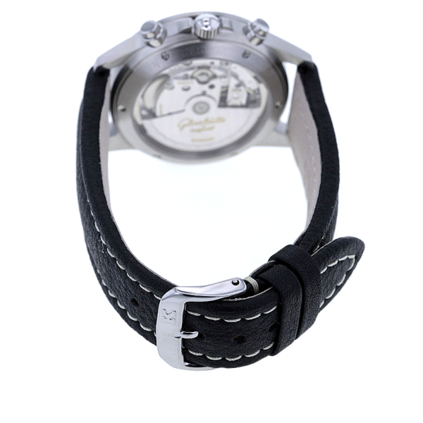 Glashütte Original Navigator Chronograph, Automatik GUB 10-60, Edelstahl – Bild 8