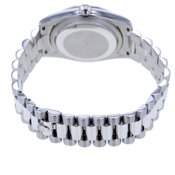Rolex Day-Date 36 Ref. 118206, Platin 950/-, eisblau, Revision Rolex 2024, Top! – Bild 8