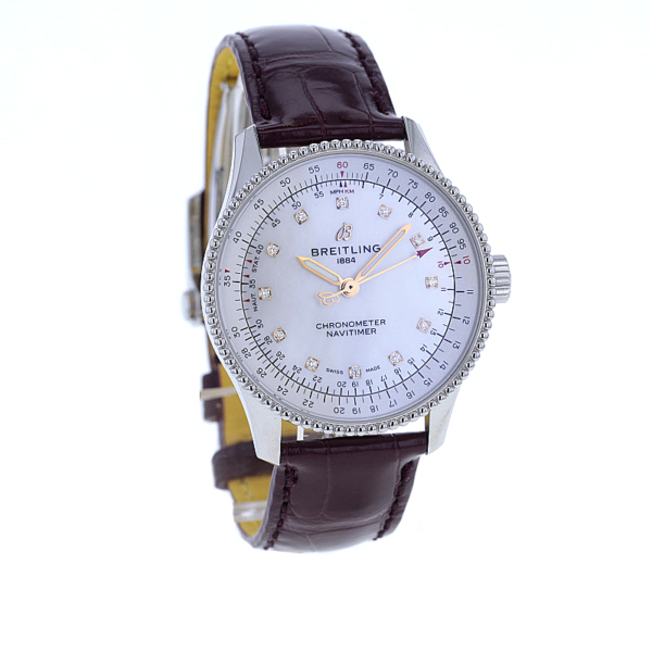 Breitling Navitimer Automatic 35, 	A17395211A1P3, Permutt 12 Diamanten – Bild 2