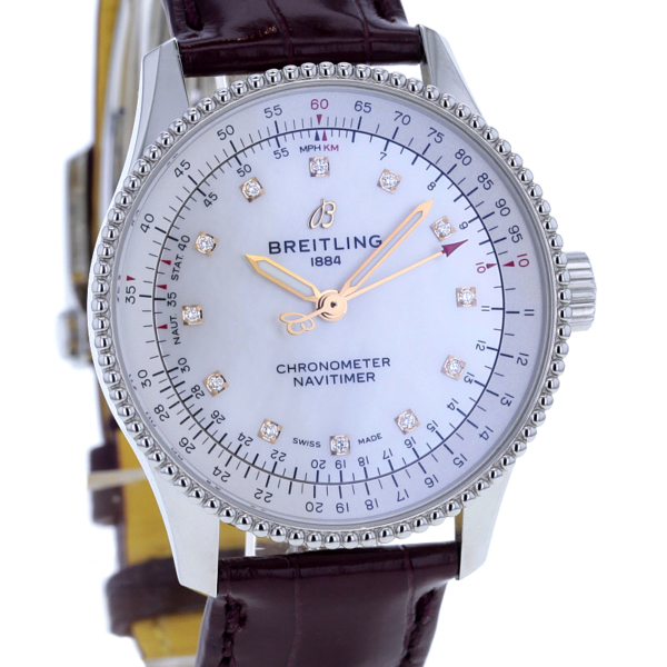 Breitling Navitimer Automatic 35, 	A17395211A1P3, Permutt 12 Diamanten