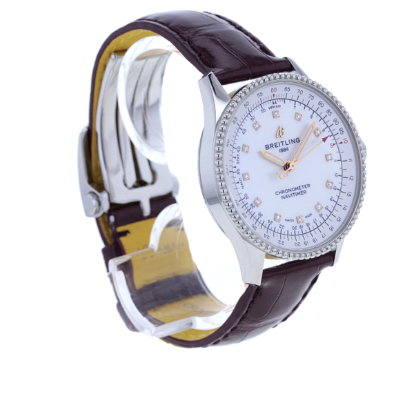 Breitling Navitimer Automatic 35, 	A17395211A1P3, Permutt 12 Diamanten – Bild 5