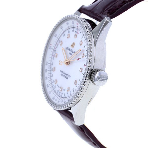 Breitling Navitimer Automatic 35, 	A17395211A1P3, Permutt 12 Diamanten – Bild 7
