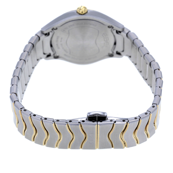 Ebel Classic Wave Lady Stahl/Gold Diamanten, Perlmutt-Blatt, ungetragen – Bild 8