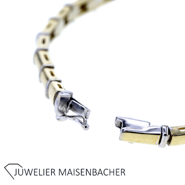 Elegantes Armband mit Saphir und Brillantbesatz in 585er Gold – Bild 6