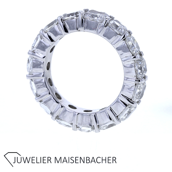 Klassischer Memoire-Ring mit Diamanten Gold – Bild 3