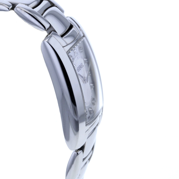 Ebel Brasilia Lady Edelstahl Perlmutt-Zifferblatt mit 11 Diamanten, neuwertig – Bild 5