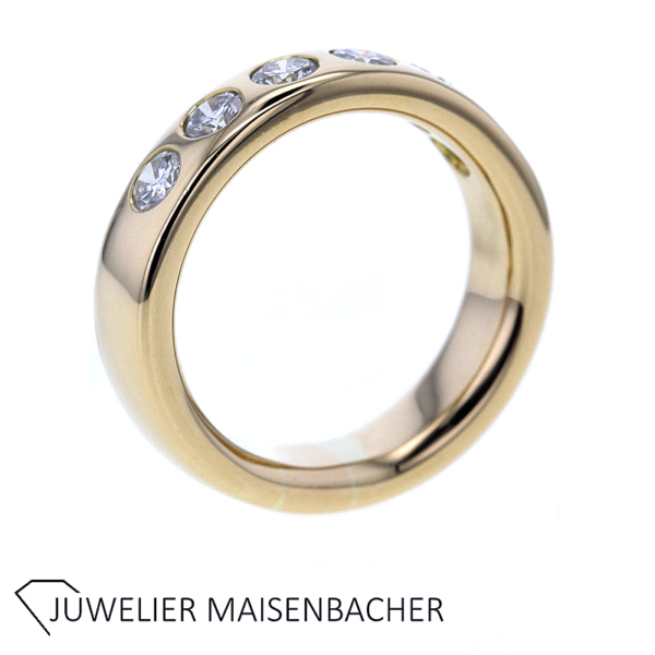 Niessing Halbmemory Ring in 750er Gelbgold – Bild 4