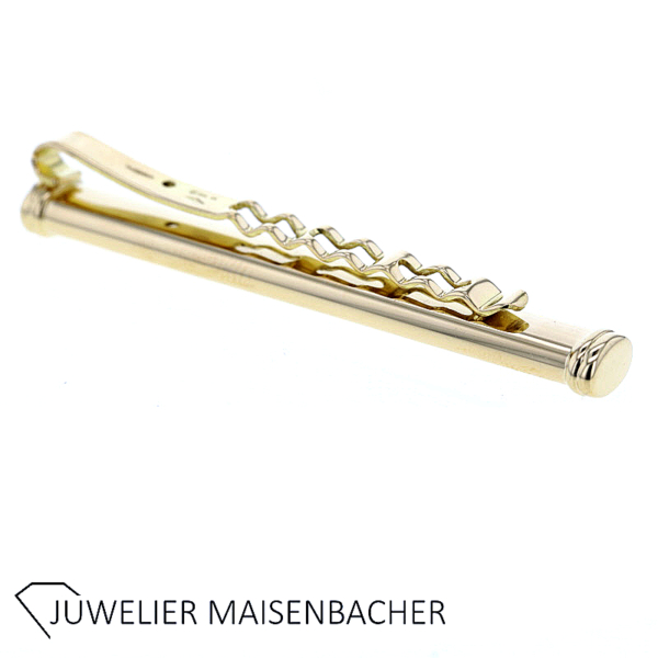Wempe Krawattenschieber in 750er Gelbgold – Bild 3