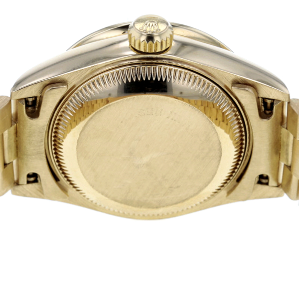 Rolex Lady-Datejust Ref. 69178 18K. Gelbgold mit Brillantlünette 32 Diam. – Bild 7