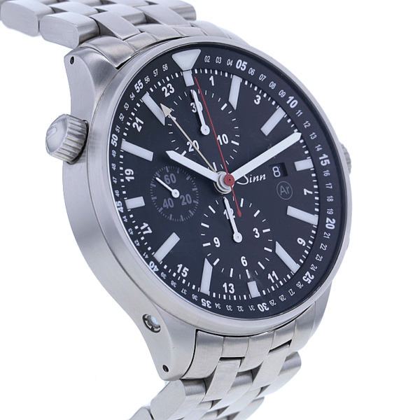 Sinn 900 Flieger Automatik, Edelstahl tegimentiert, Argon-Gas, Magnetfeldschutz – Bild 3