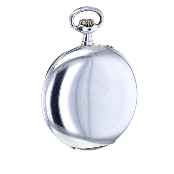 A. Lange und Söhne 1A Lepine Taschenuhr, Silber 900/-, ca. 1920 – Bild 2