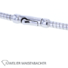Massiver Omega Halsreif in 750er Weißgold – Bild 2