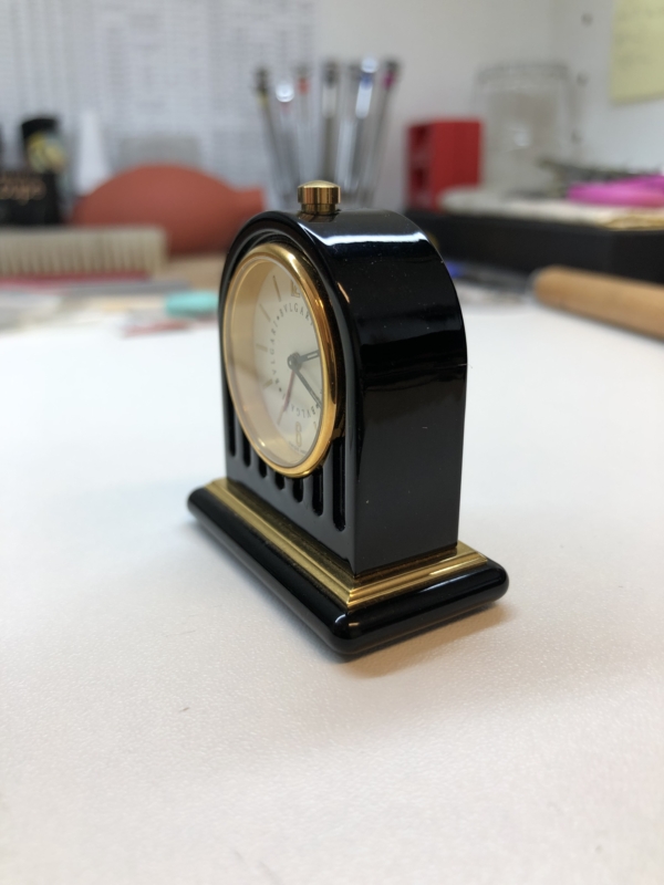 Bulgari Reisewecker Tischuhr Quarz Eta cal. 926.301 - defekt!!! – Bild 3