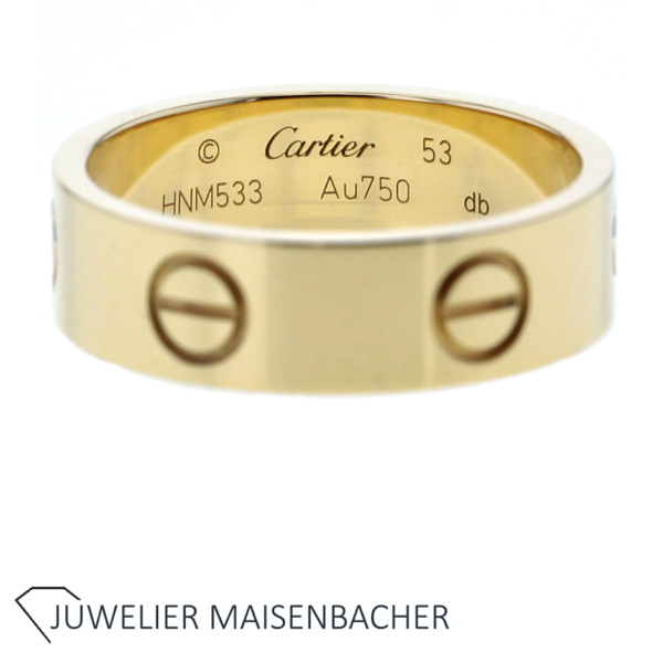 Cartier LOVE Ring in 750er Gelbgold – Bild 2