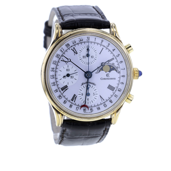 Chronoswiss Klassik Chronograph mit Mondphase, Double – Bild 2