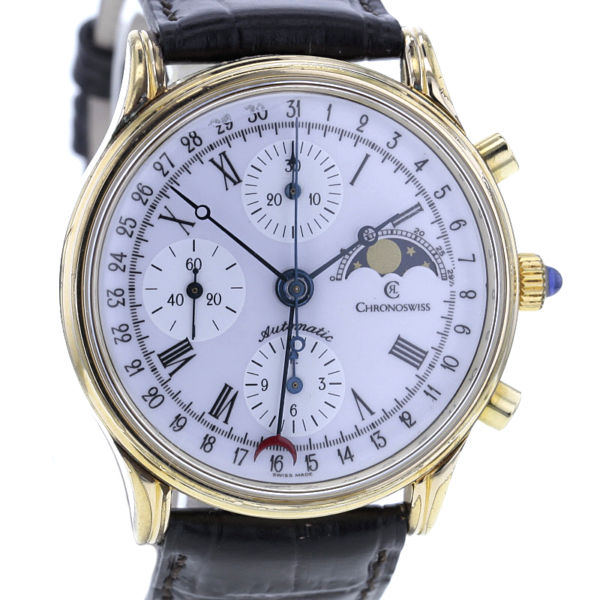 Chronoswiss Klassik Chronograph mit Mondphase, Double