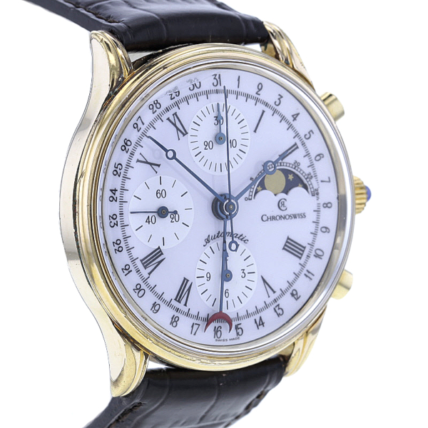 Chronoswiss Klassik Chronograph mit Mondphase, Double – Bild 3