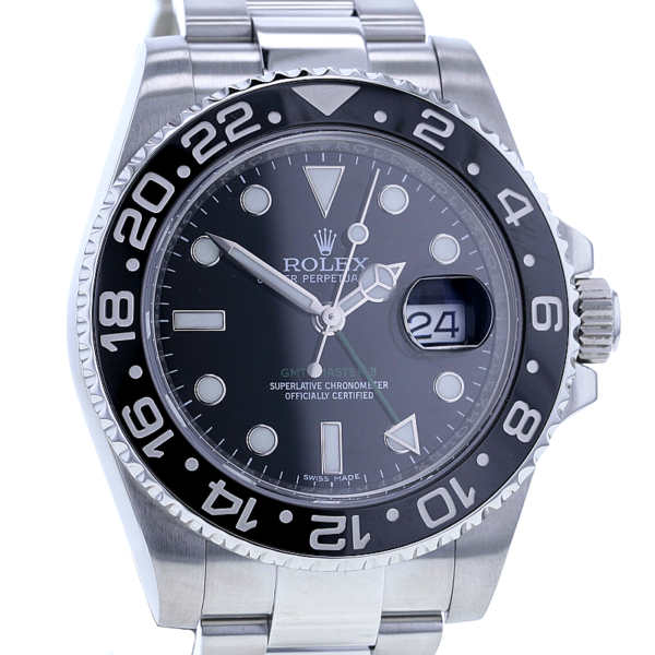 Rolex GMT-Master II Ref. 116710LN Edelstahl Cerachrom-Zahlenscheibe