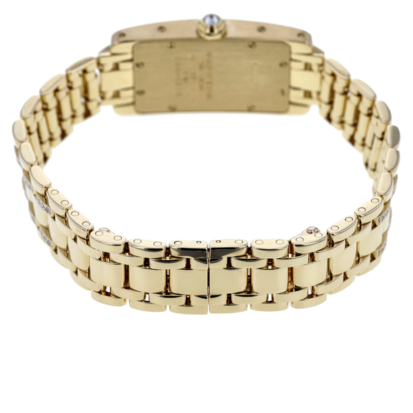 Cartier Tank Americaine Lady Gelbgold 750/- 217 Diamanten Ref. 1710 – Bild 8